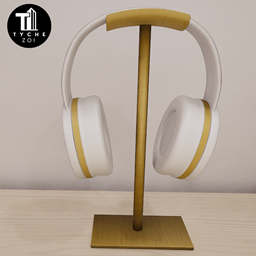 HD headphones - gold logo