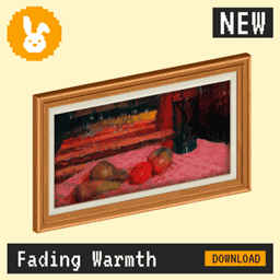 Raster Rabbit: Daily Drop - Fading Warmth | SILENT PAUSES Still Life Collection (3 New Paintings)