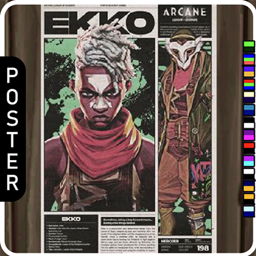 🖼️ [ESI] Arcane Ekko (Poster) project image