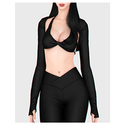 Twist Bra with Sleeves project image