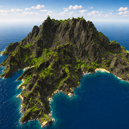 Volcano Survival Island (Achievements On) logo