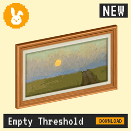 Raster Rabbit: Daily Drop - Empty Threshold | SILENT PAUSES Landscape Collection (3 New Paintings) project image
