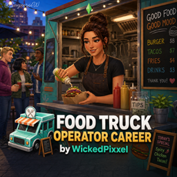 Food Truck Operator Career by WickedPixxel - Tradução PTBR