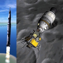 Adam's Stock Saturn V Making History logo