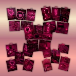 Midnight Pink Dreams - Poster Collage Set project image