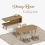 Emdoescc | Creamy Sleek Dining Room Set logo
