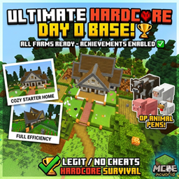 The ULTIMATE Day 0 Hardcore Survival Base! (Achievements ON ✅) project image