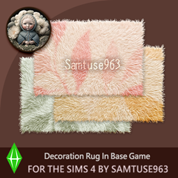 Pastel Fluffy Rectangular Dance Rug #7 Samtuse963 project image