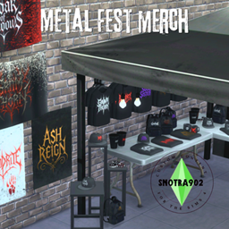 Metal Fest Merch Decors project image