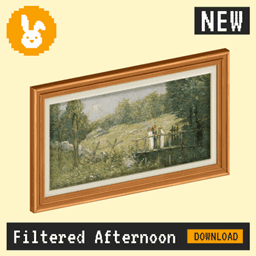 Raster Rabbit: Daily Drop - Filtered Afternoon | SILENT PAUSES Genre Collection (3 New Paintings) project image