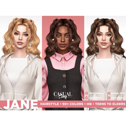 Casual Sims -  Jane Haistyle (With Bangs) project image