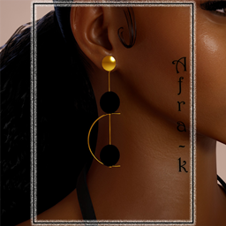 Akay Celine earrings logo