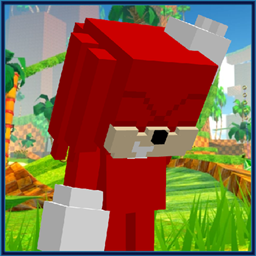 Knuckles the Echidna 4d skin logo