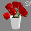 Roses vase - SIMcredible 🌹 logo