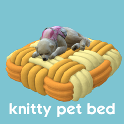 Knitty pet bed project image