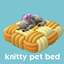 Knitty pet bed logo