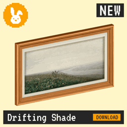 Raster Rabbit: Daily Drop - Drifting Shade | SILENT PAUSES Landscape Collection (3 New Paintings)