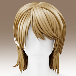 【 SUSHI77 】 S266 Manga style Shattered Mullet Head logo