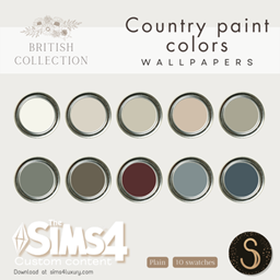 Sims4Luxury - British Collection - Country paint colors project image