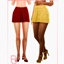 Woman Short Skirts - Royal logo