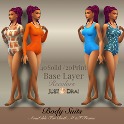 Base Layer Body Suits (Print and Solid) project image
