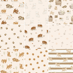 Floral Kittens Wallpaper Collection project image