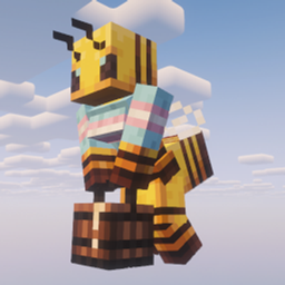 Humanoid Bee Model & Quark LGBT Compat logo