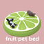 Fruit pet bed logo