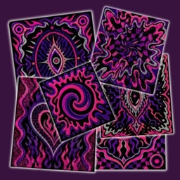 The Electric Eclipse - Rave Rugs Collection project image