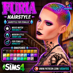 Furia hairstyle by Jochi project image
