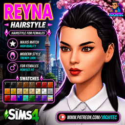 Reyna hairstyle by Jochi project image