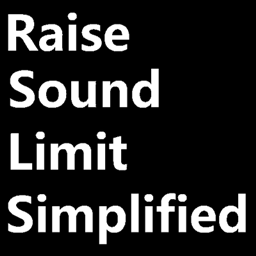 Raise Sound Limit Simplified (Unofficial Forge Port) logo
