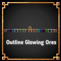 Outline Glowing ores project image
