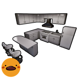 MH Mid-Century Modern Kitchen Set project image