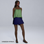 Paula mini Pleated Skirt in Dark Blue logo