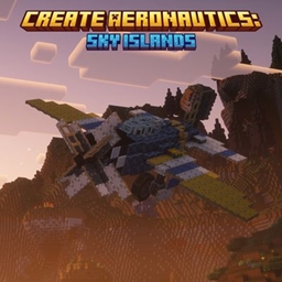Create Aeronautics Sky Islands logo