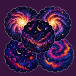 Nebula Dreams - Cosmic Rug Collection project image