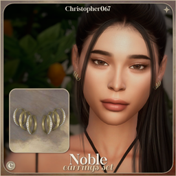 Noble Earrings - Diamond Hoop Earrings project image