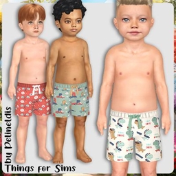 Toddler Cool Dinos Swim Shorts project image