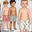 Toddler Cool Dinos Swim Shorts logo