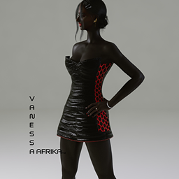 Heart Dress Black 3 variations project image