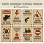 Construction Signs poster series logo