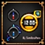 Compass,Recovery compass, Clock Hud logo