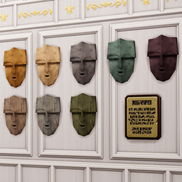 The Mask Wall Hanging [Paranormal required] project image