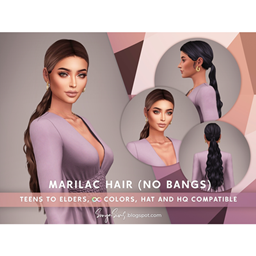 SONYASIMS - Marilac Hair - No Bangs project image