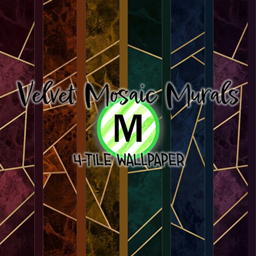 Merleaux - Velvety Mosaic Murals - Wallpaper logo