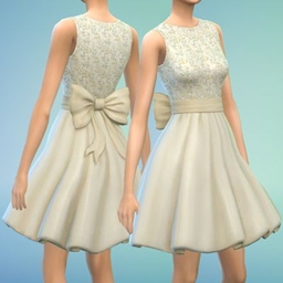 Celebration Dress Cream Pattern project image