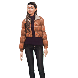 Snowflake and Solid Bubble Puff Jacket project image