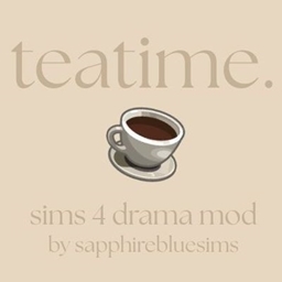 tea time by sapphirebluesims logo