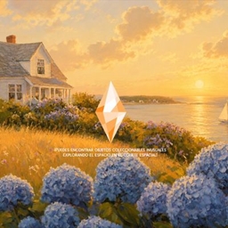 [Miss-K-Lo] - Golden Hour Cottage - Loading Screen project image